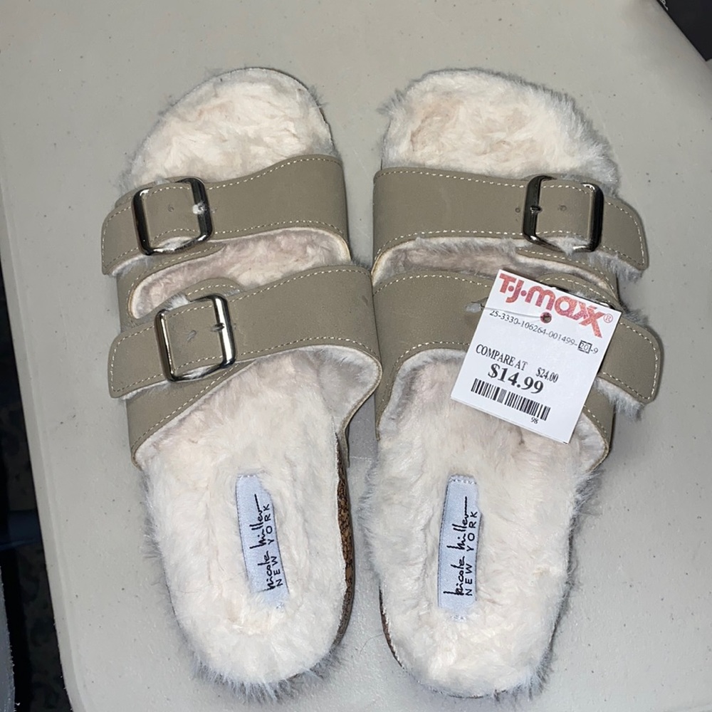 faux fur shoes
